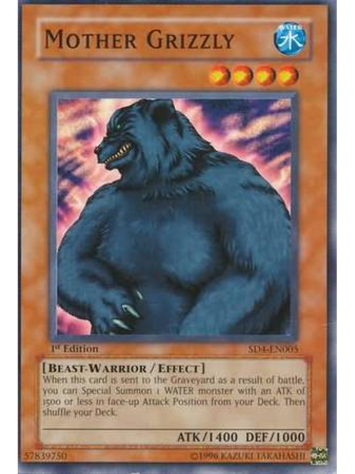 Mother Grizzly - SD4-EN005 - Common 1st Edition 1
