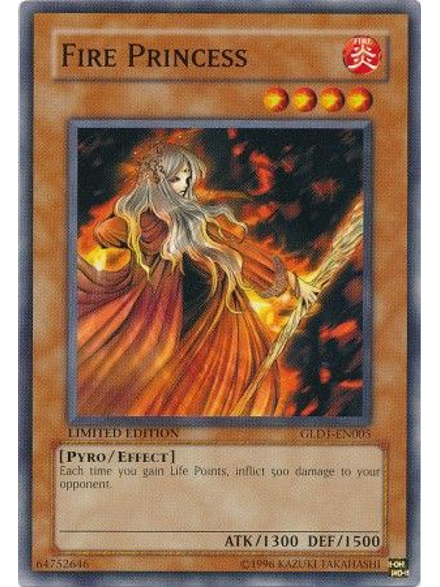 Fire Princess - GLD1-EN005 - Common 1