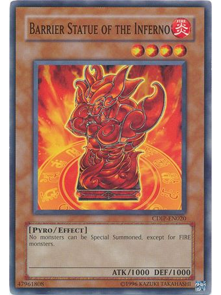 Barrier Statue of the Inferno - CDIP-EN020 - Common Unlimited 1