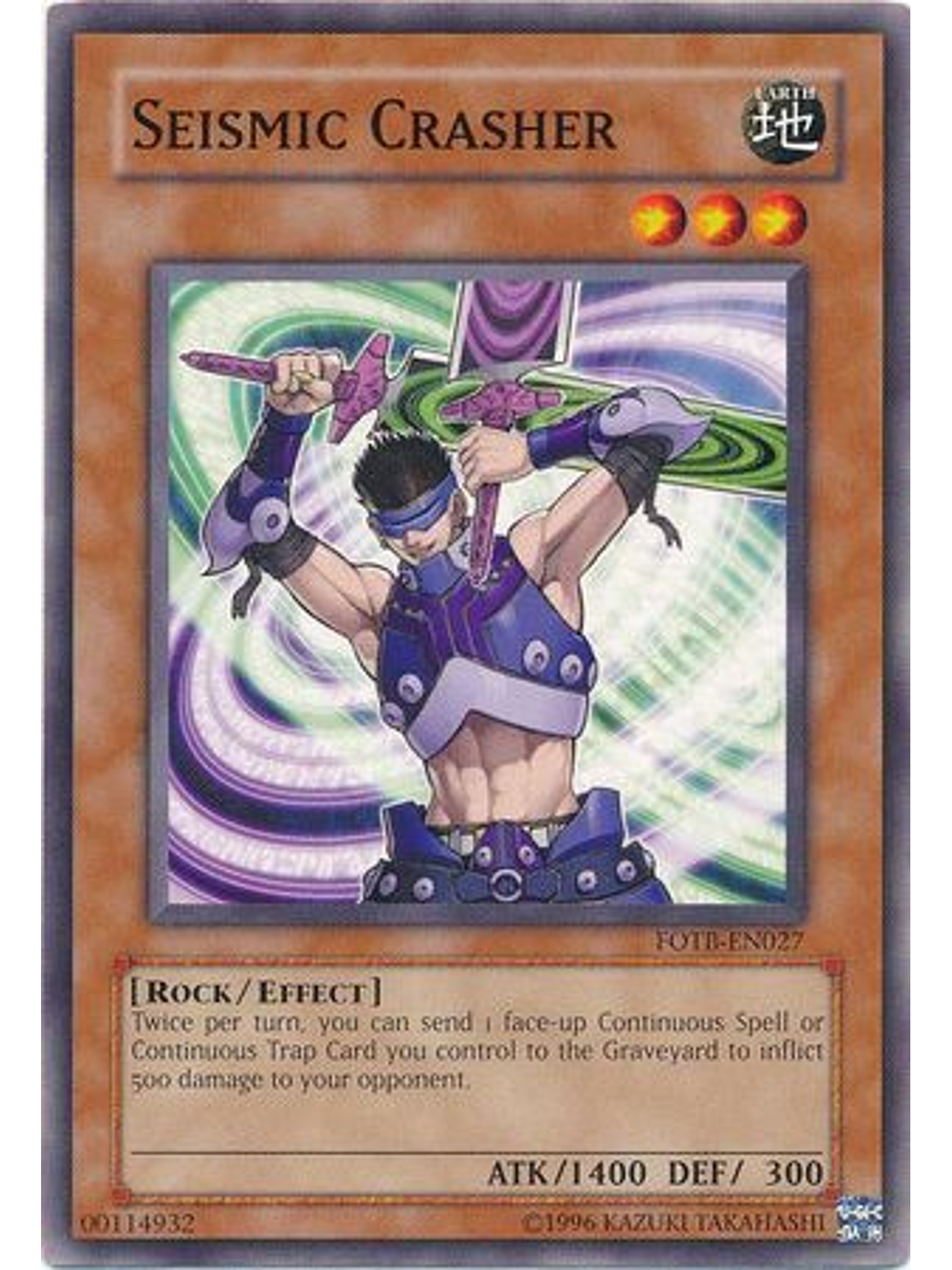 Seismic Crasher - FOTB-EN027 - Common Unlimited 1