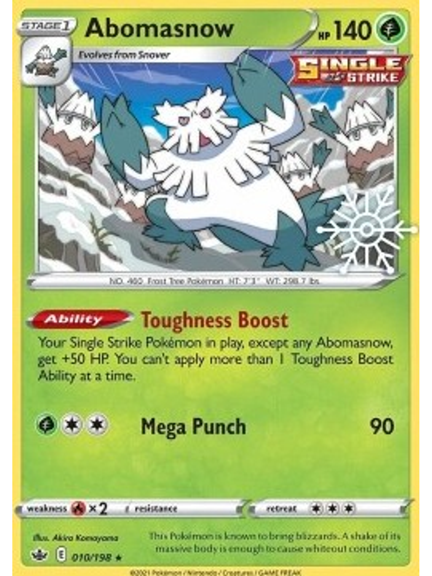 Abomasnow (CRE 010) 1