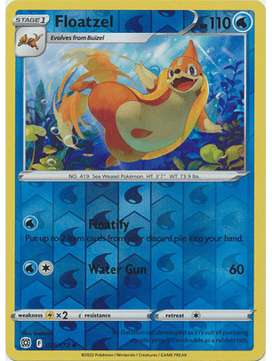 Floatzel - 039/172 - Uncommon Reverse Holo