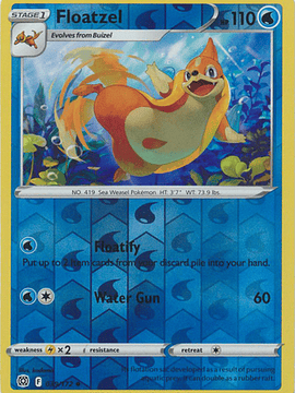 Floatzel - 039/172 - Uncommon Reverse Holo