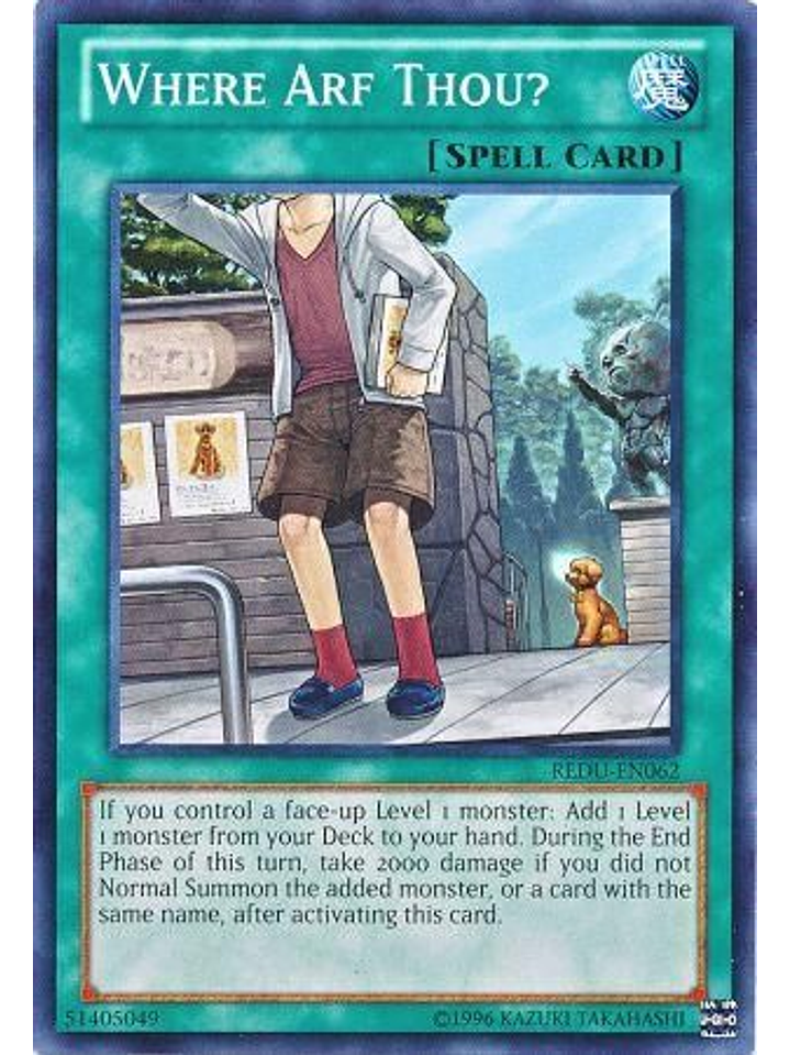 Where Arf Thou? - REDU-EN062 - Common Unlimited 1