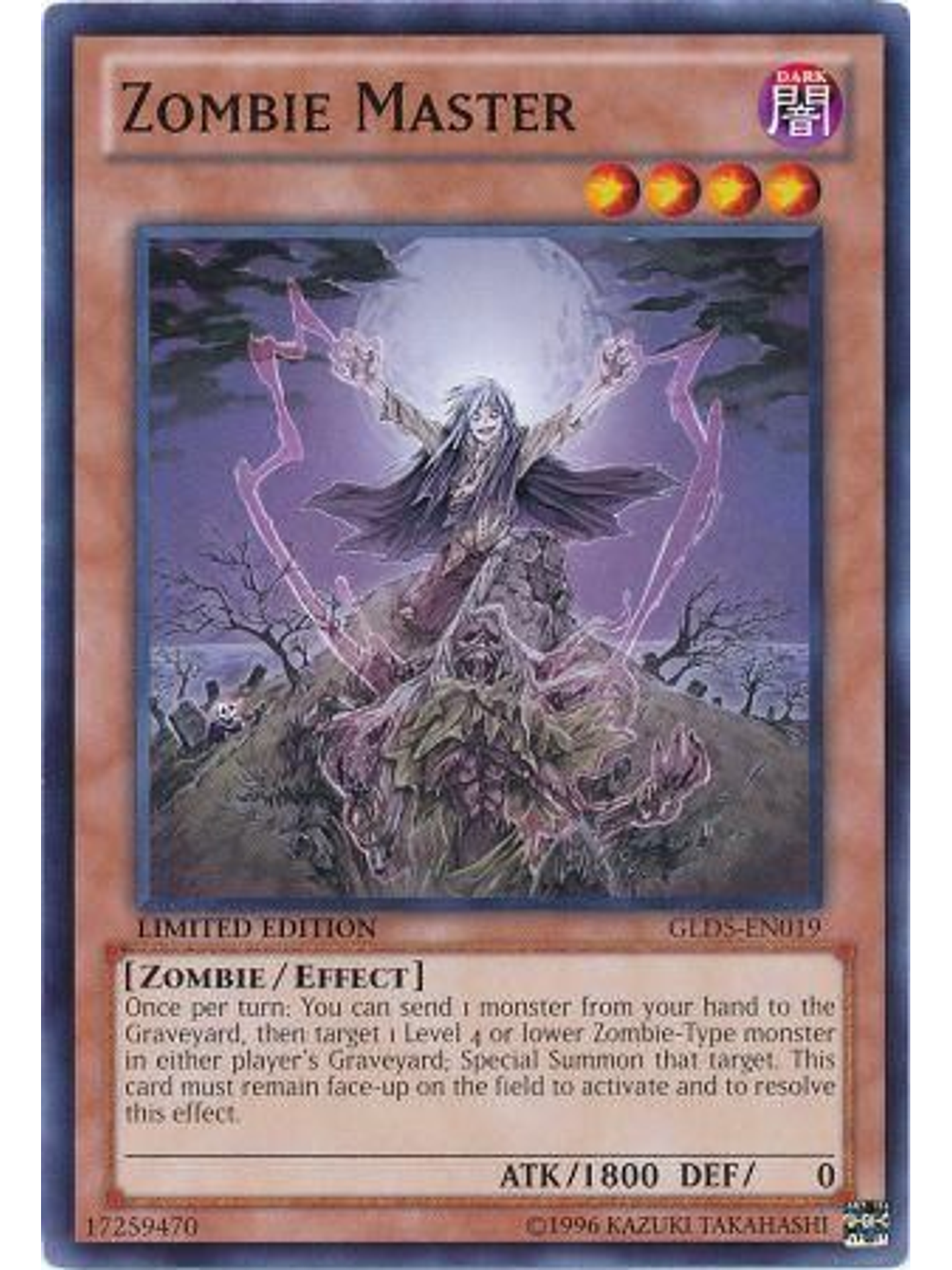 Zombie Master - GLD5-EN019 - Common 1