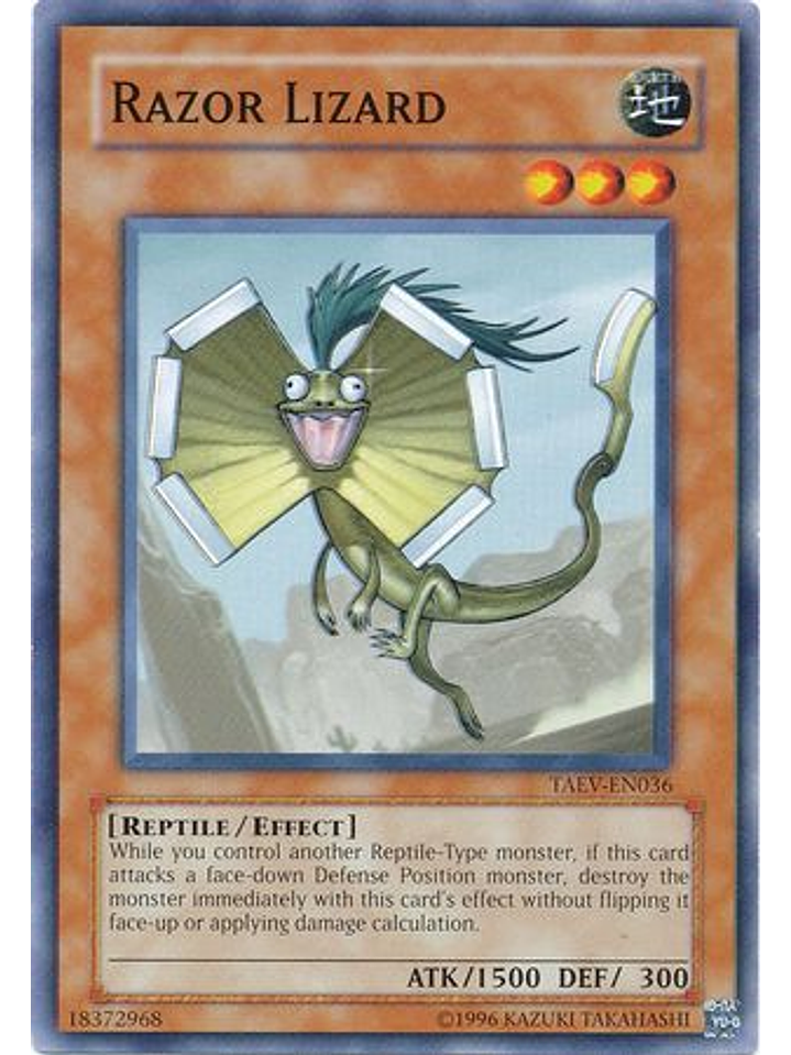 Razor Lizard - TAEV-EN036 - Common Unlimited 1