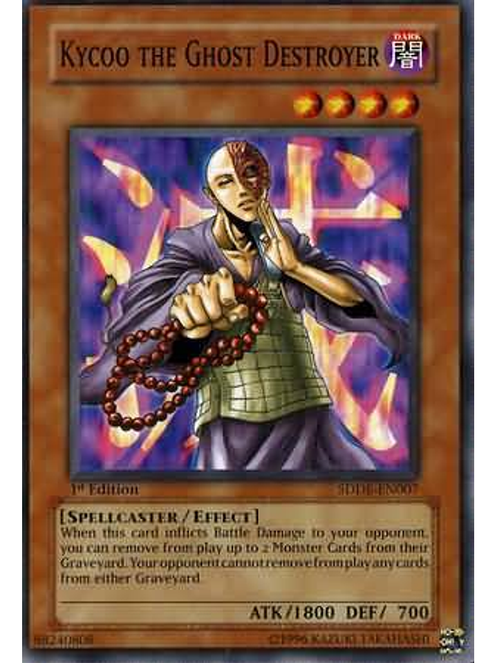 Kycoo The Ghost Destroyer - SDDE-EN007 - Common 1st Edition 1