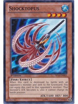 Shocktopus - SP14-EN005 - Starfoil Rare 1st Edition