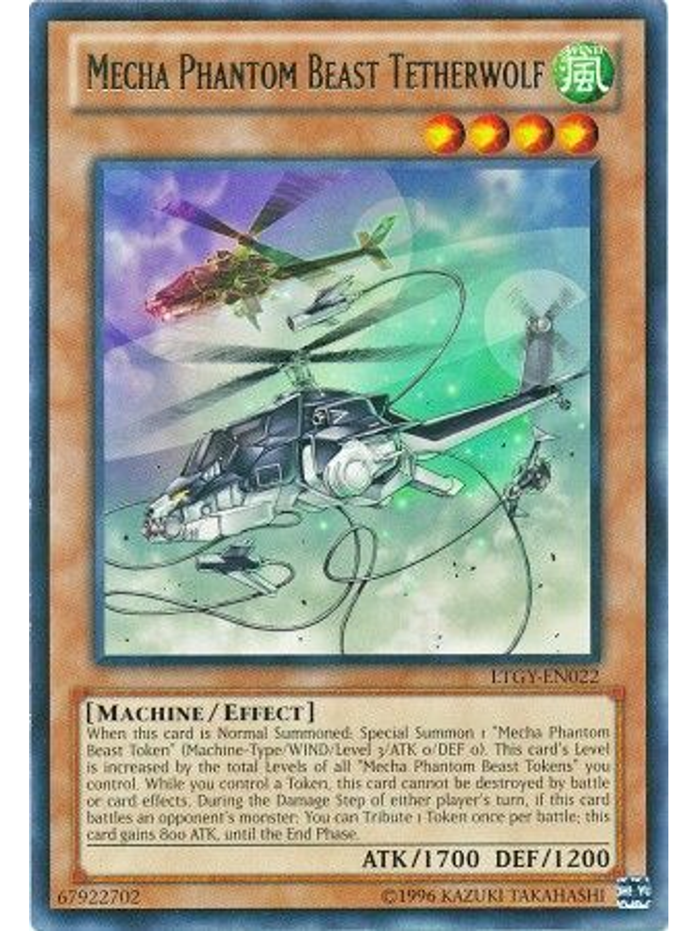 Mecha Phantom Beast Tetherwolf - LTGY-EN022 - Rare Unlimited 1