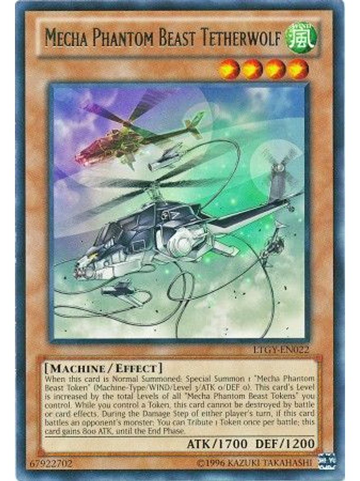 Mecha Phantom Beast Tetherwolf - LTGY-EN022 - Rare Unlimited 1