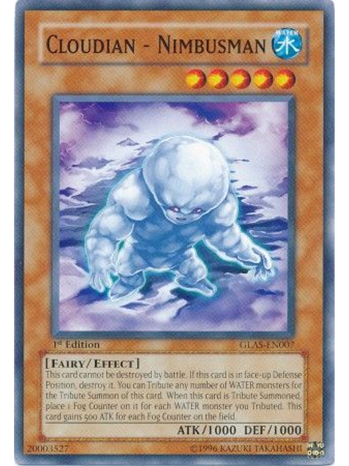 Cloudian - Nimbusman - GLAS-EN007 - Common 1st Edition 1