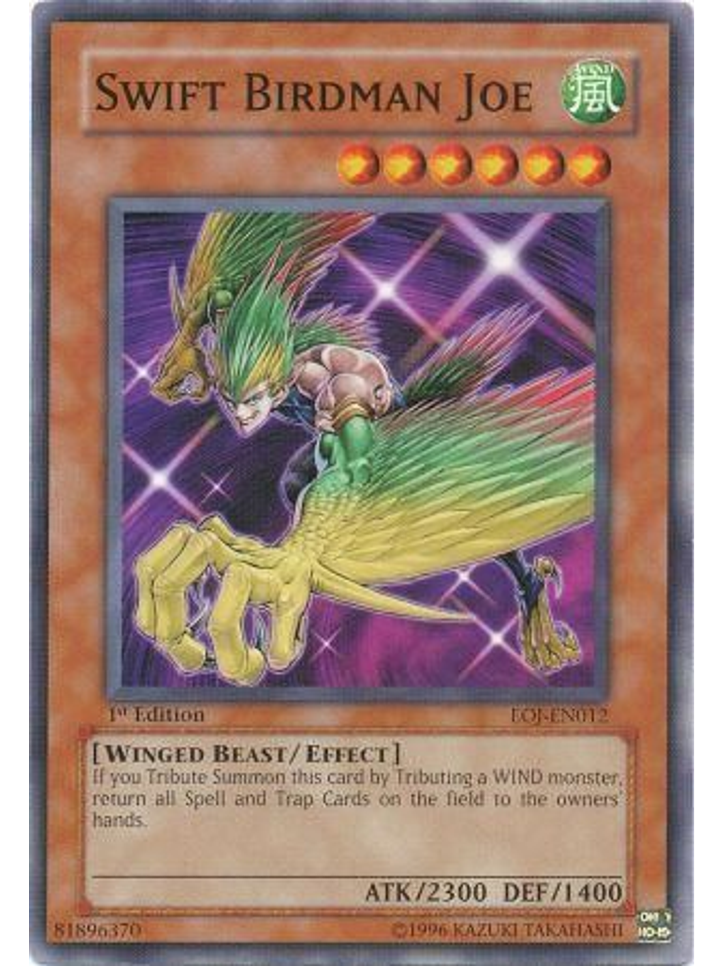 Swift Birdman Joe - EOJ-EN012 - Common 1st Edition 1
