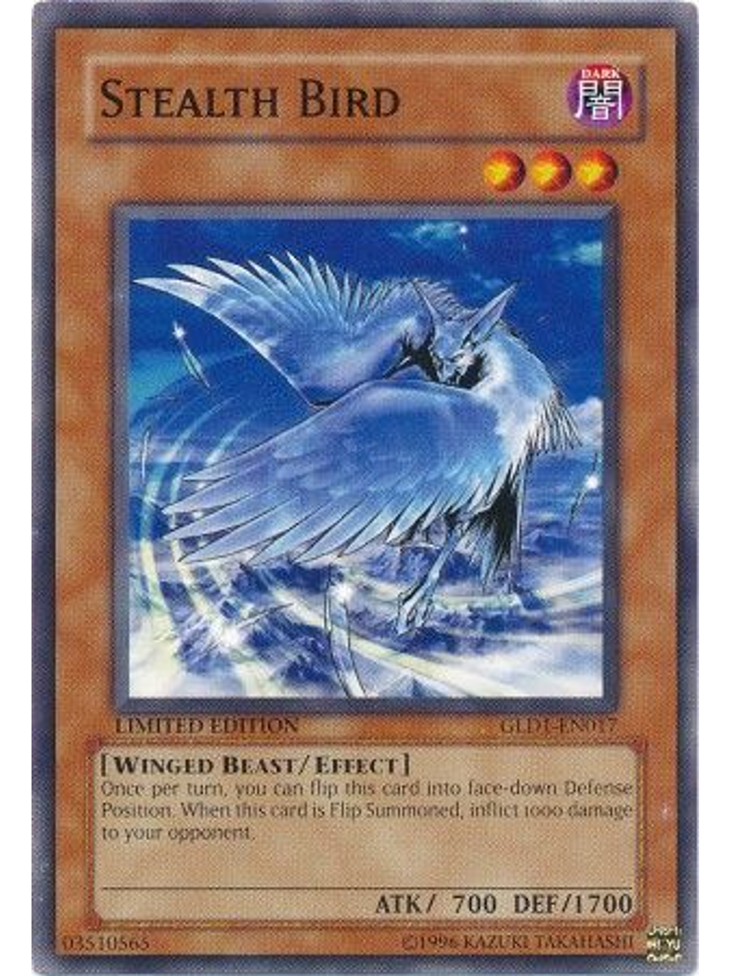 Stealth Bird - GLD1-EN017 - Common 1