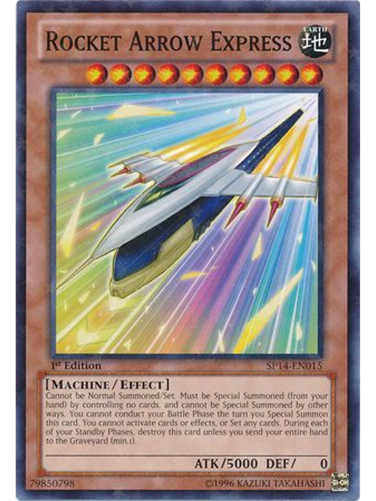 Rocket Arrow Express - SP14-EN015 - Starfoil Rare 1st Edition 1
