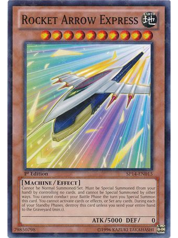 Rocket Arrow Express - SP14-EN015 - Starfoil Rare 1st Edition 1
