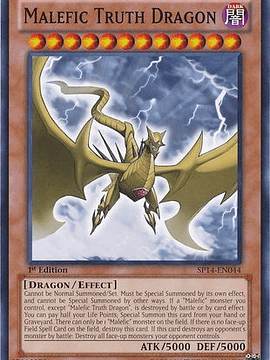 Malefic Truth Dragon - SP14-EN044 - Common 1st Edition