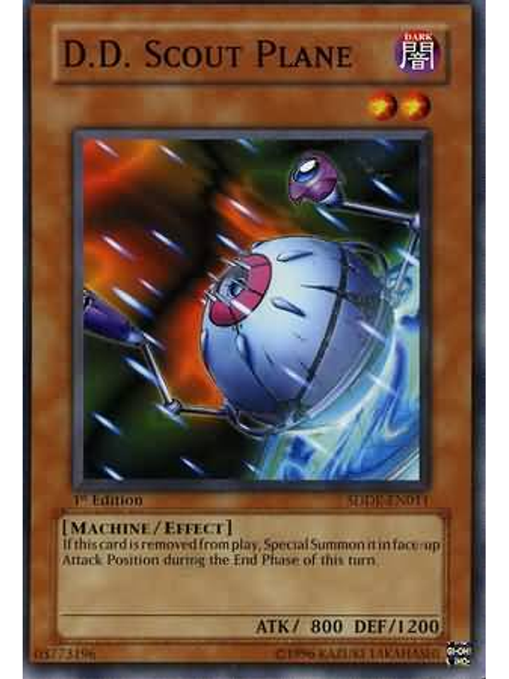 D.D. Scout Plane - SDDE-EN011 - Common 1st Edition 1