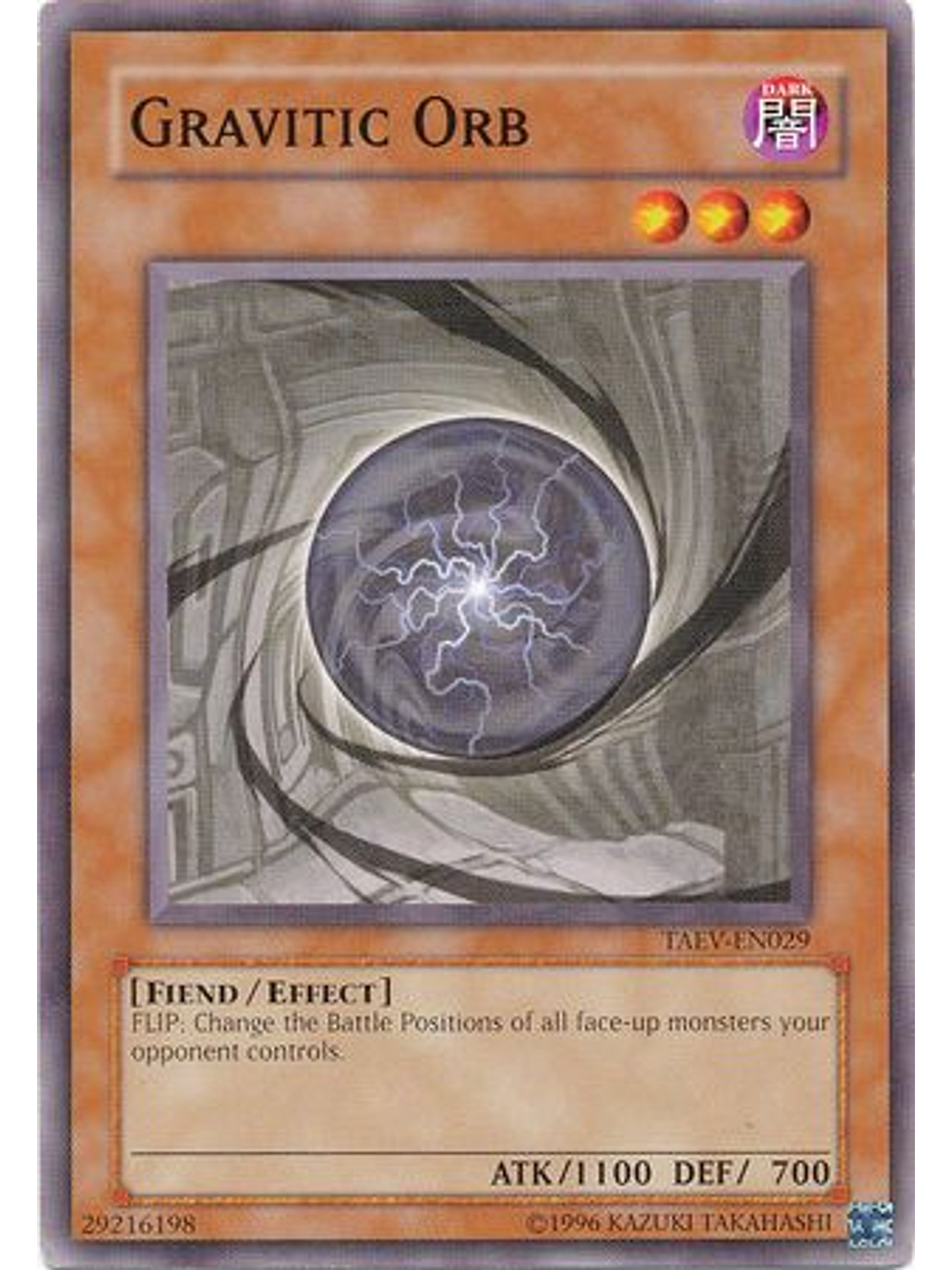 Gravitic Orb - TAEV-EN029 - Common Unlimited 1