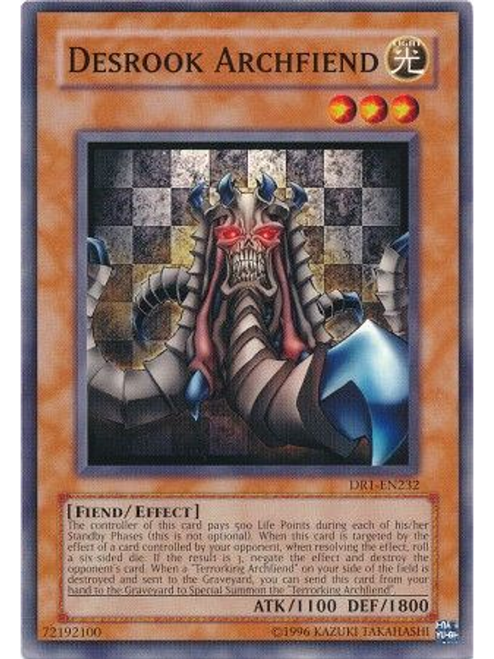 Desrook Archfiend - DR1-EN232 - Common 1