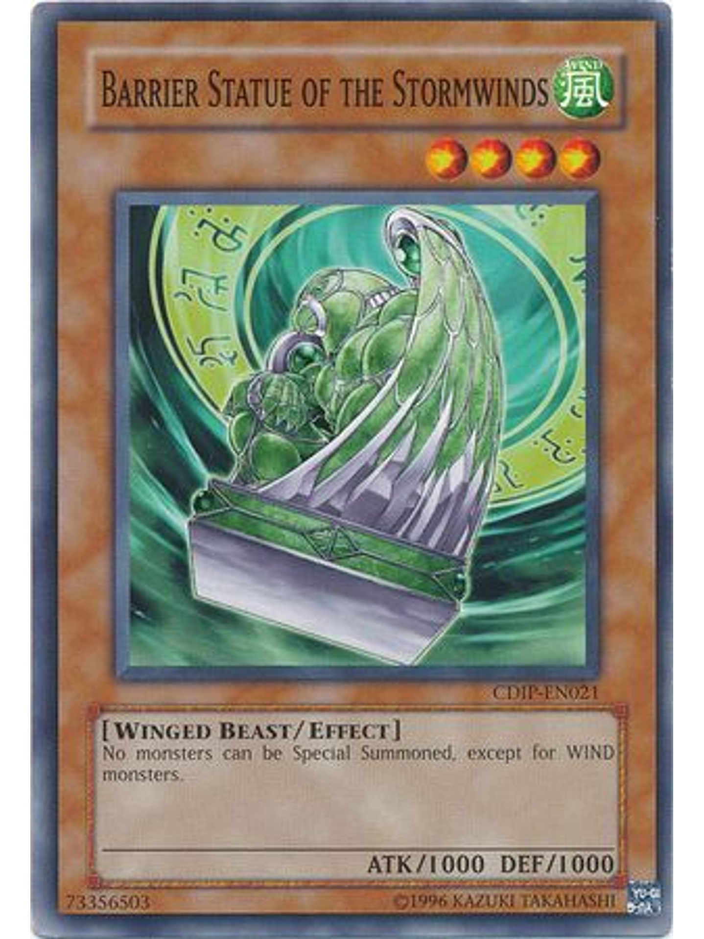 Barrier Statue of the Stormwinds - CDIP-EN021 - Common Unlimited 1