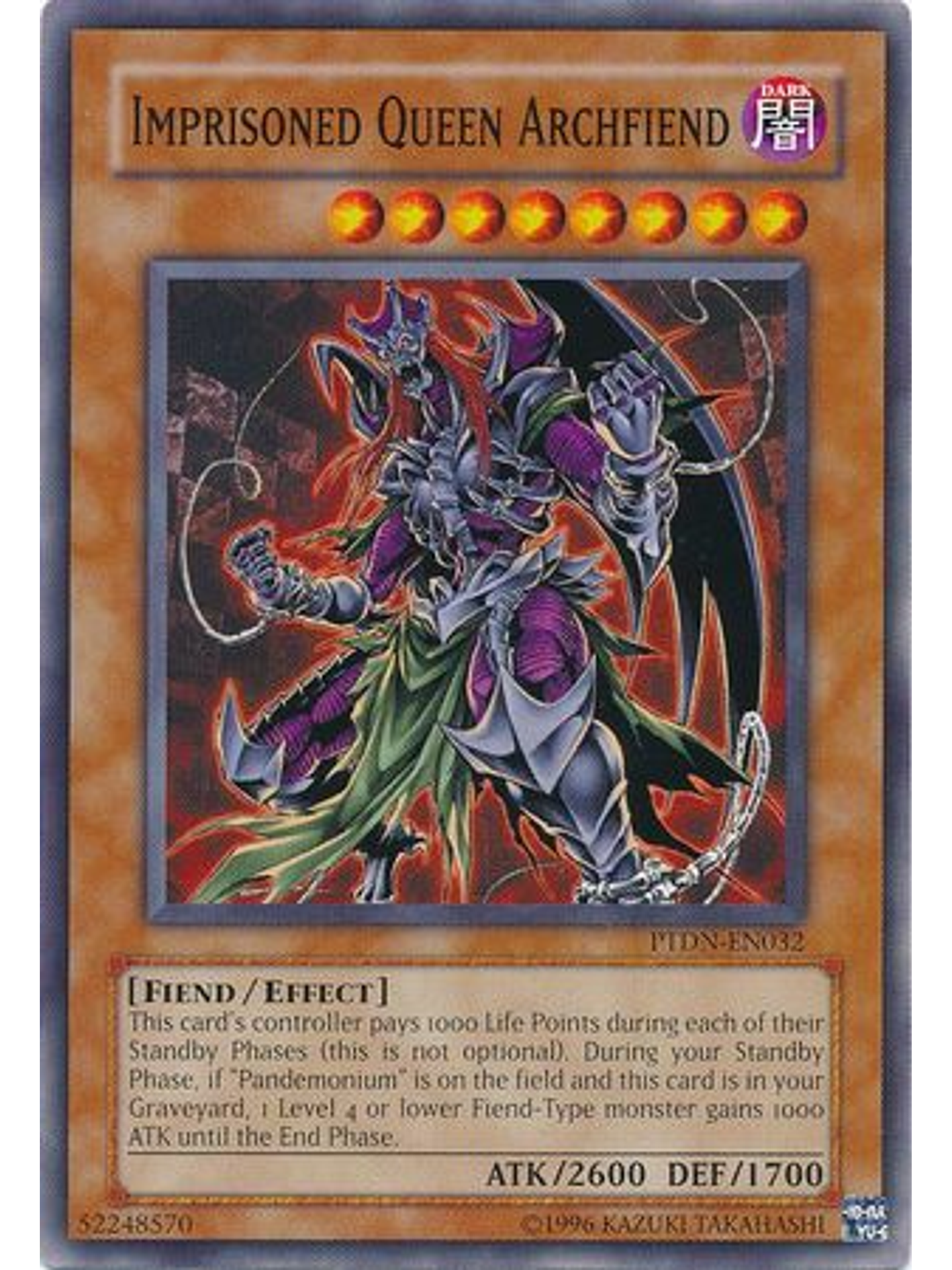 Imprisoned Queen Archfiend - PTDN-EN032 - Common Unlimited 1