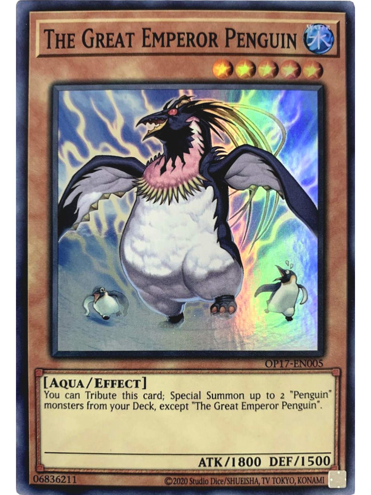 The Great Emperor Penguin - OP17-EN005 - Super Rare 1