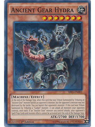 Ancient Gear Hydra - SR03-EN002 - Super Rare 1st Edition