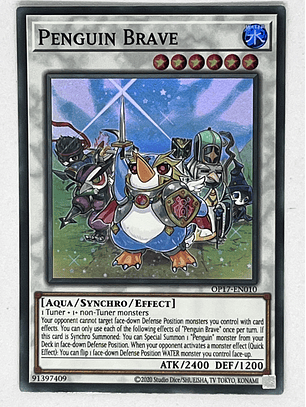 Penguin Brave - OP17-EN010 - Super Rare