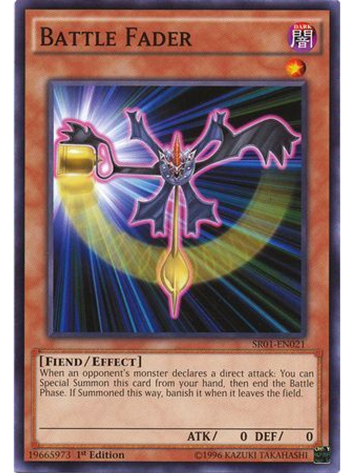Battle Fader - SR01-EN021 - Common 1st Edition 1