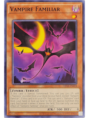 Vampire Familiar - OP18-EN018 - Common