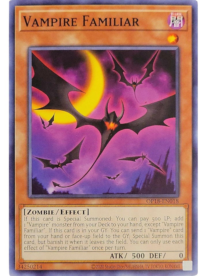 Vampire Familiar - OP18-EN018 - Common 1
