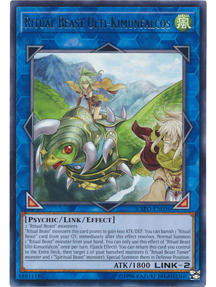 Ritual Beast Ulti-Kimunfalcos - EXFO-EN096 - Rare Unlimited