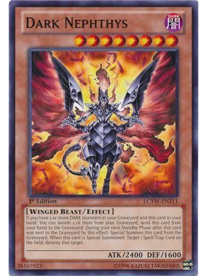 Dark Nephthys - LCYW-EN211 - Common 1st Edition 1