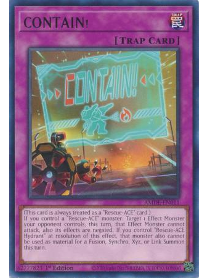 CONTAIN! - AMDE-EN011 - Rare 1st Edition 1