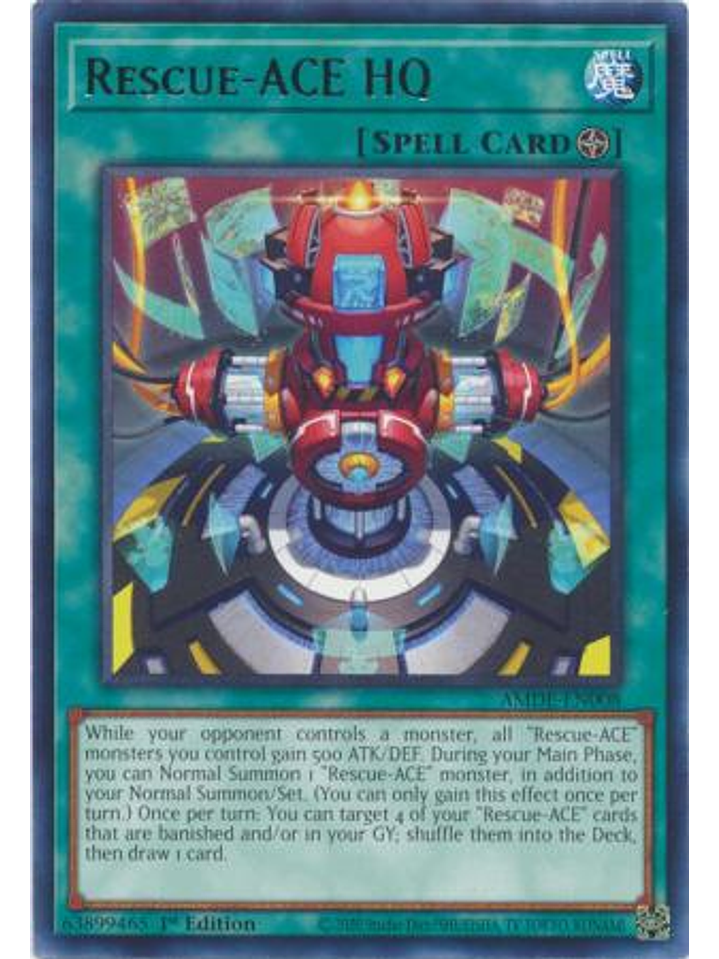 Rescue-ACE HQ - AMDE-EN008 - Rare 1st Edition 1