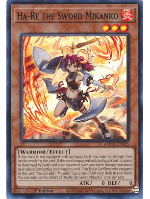 Ha-Re the Sword Mikanko - AMDE-EN025 - Super Rare 1st Edition