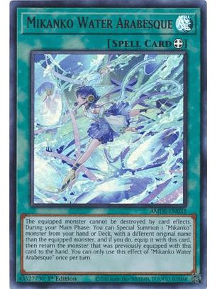 Mikanko Water Arabesque - AMDE-EN032 - Ultra Rare 1st Edition
