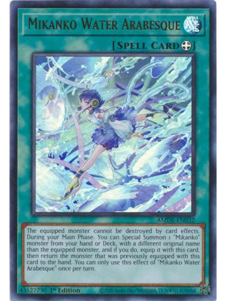 Mikanko Water Arabesque - AMDE-EN032 - Ultra Rare 1st Edition 1