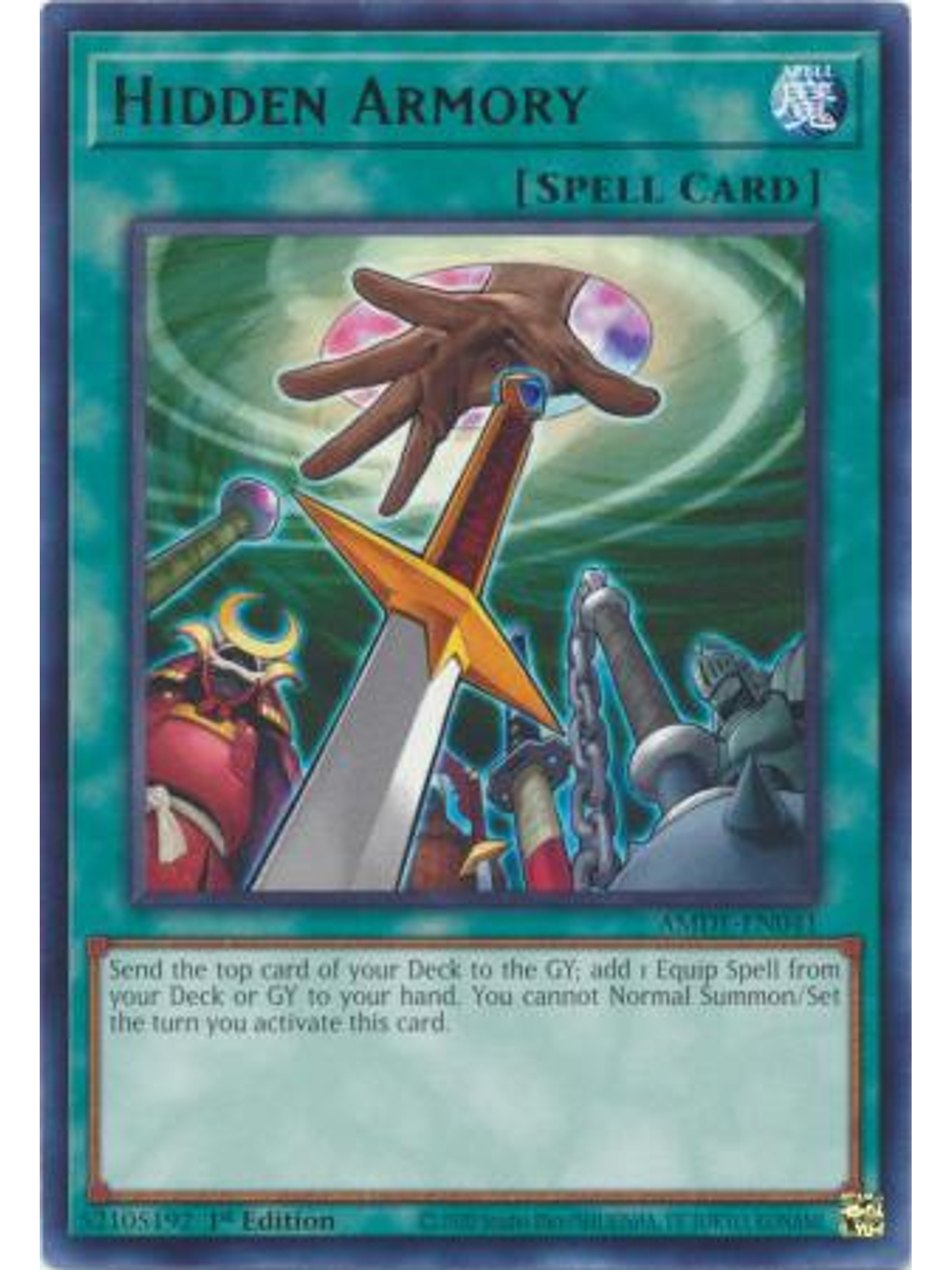 Hidden Armory - AMDE-EN041 - Rare 1st Edition 1