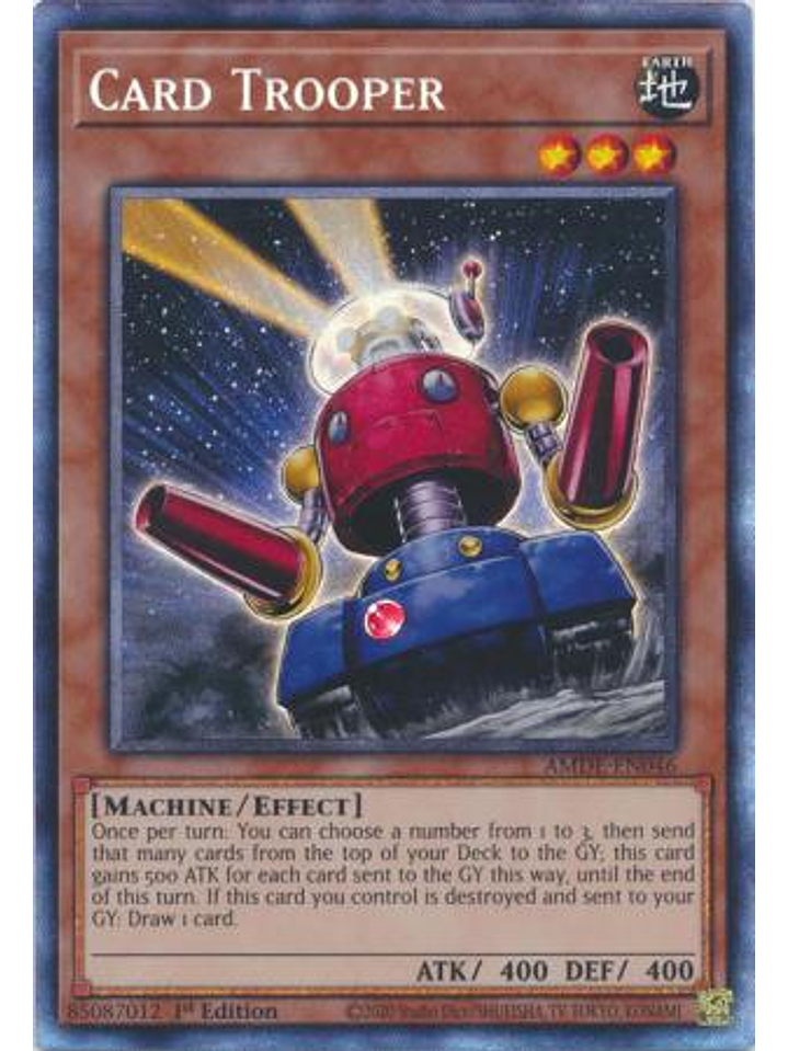 Card Trooper - AMDE-EN046 - Collector's Rare 1st Edition 1