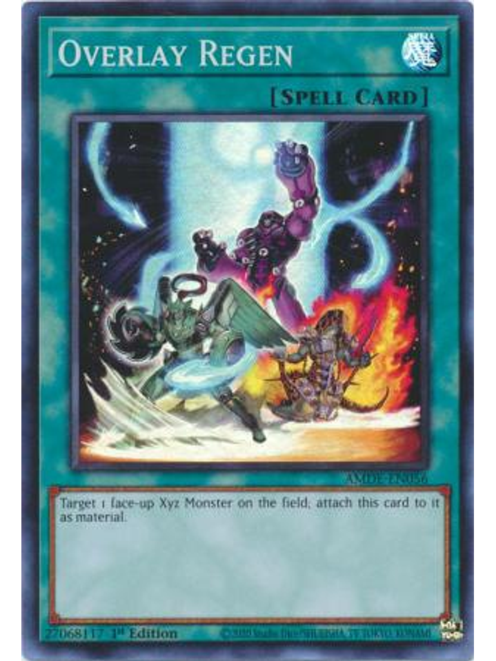 Overlay Regen - AMDE-EN056 - Super Rare 1st Edition 1