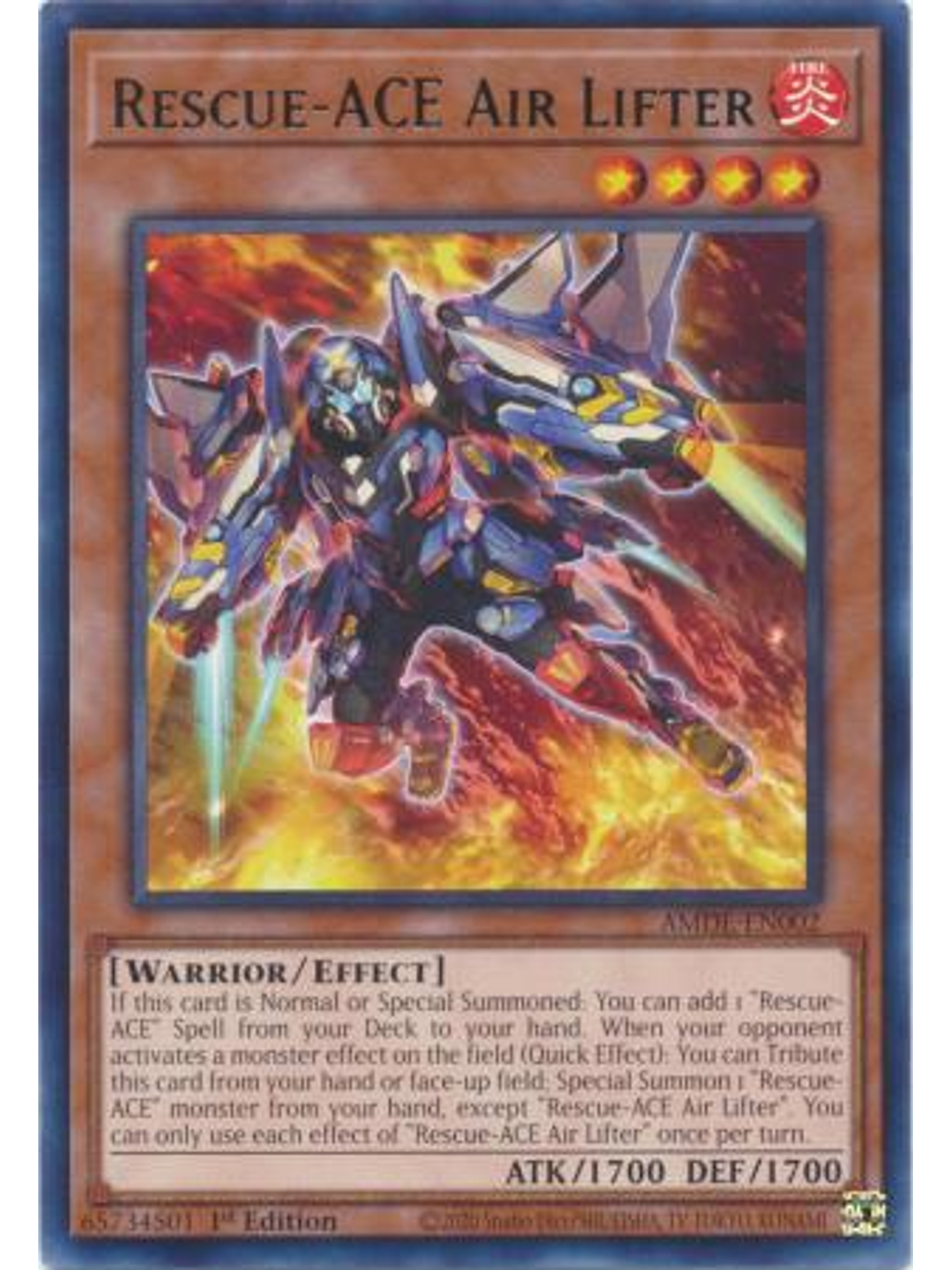 Rescue-ACE Air Lifter - AMDE-EN002 - Rare 1st Edition 1