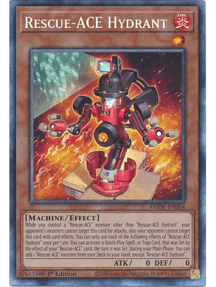 Rescue-ACE Hydrant - AMDE-EN004 - Collector's Rare 1st Edition
