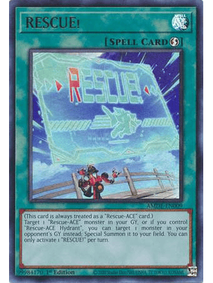 RESCUE! - AMDE-EN009 - Ultra Rare 1st Edition