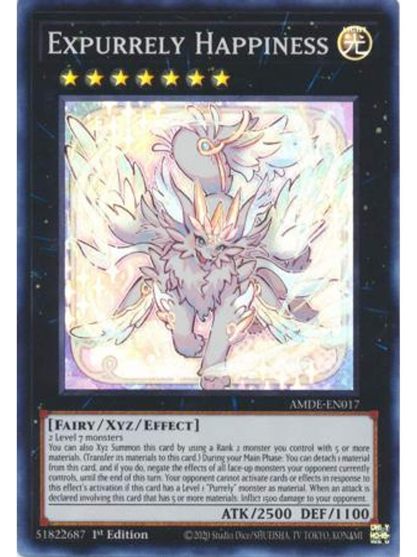 Expurrely Happiness - AMDE-EN017 - Super Rare 1st Edition 1