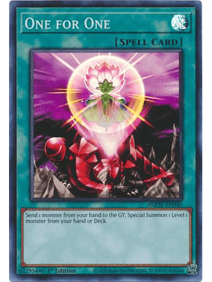 One for One - AMDE-EN040 - Super Rare 1st Edition