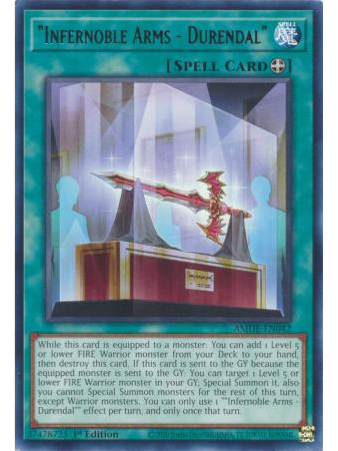 Infernoble Arms - Durendal - AMDE-EN042 - Rare 1st Edition 1