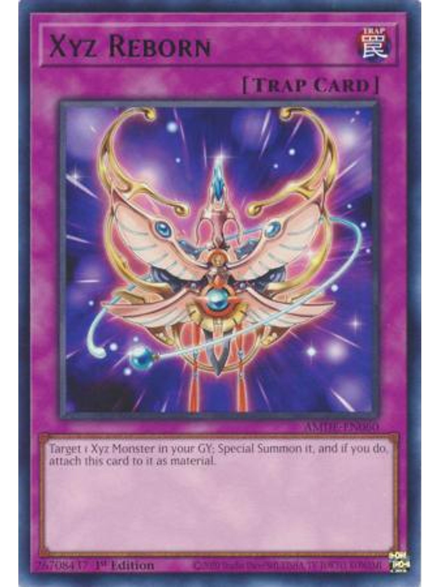 Xyz Reborn - AMDE-EN060 - Rare 1st Edition 1