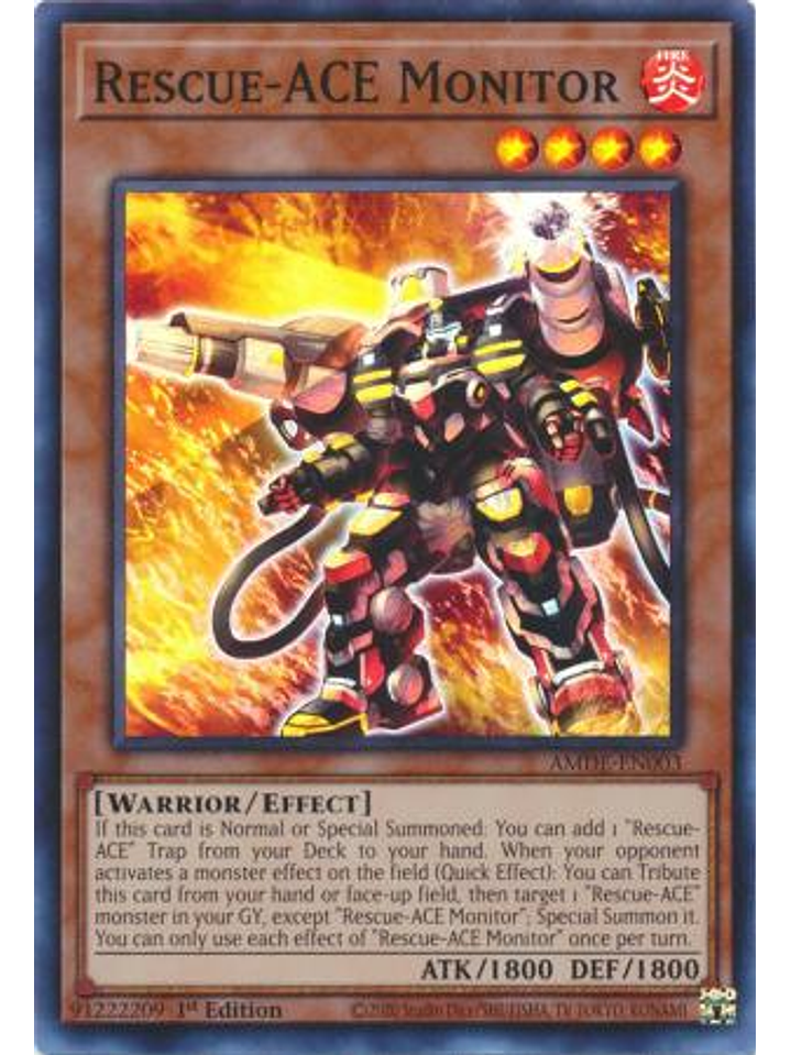 Rescue-ACE Monitor - AMDE-EN003 - Super Rare 1st Edition 1
