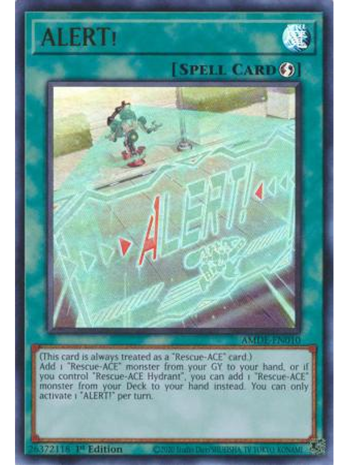 ALERT! - AMDE-EN010 - Ultra Rare 1st Edition 1